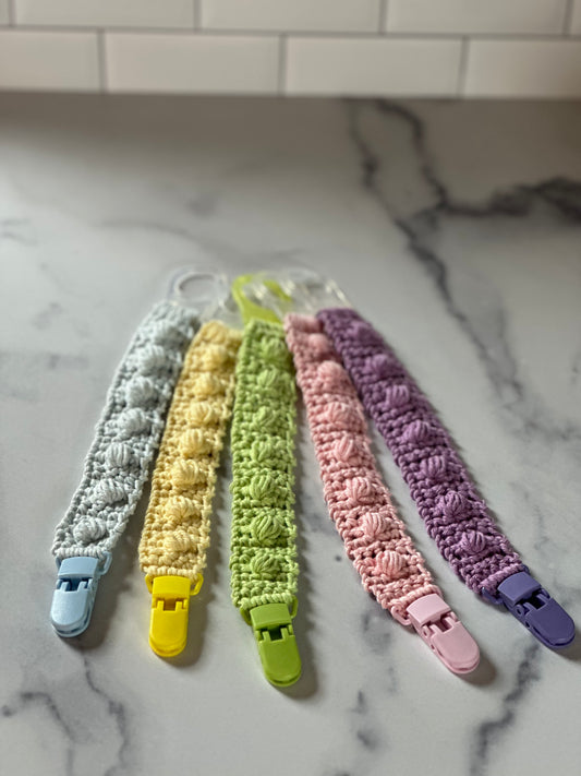 Bubble Pacifier Clips