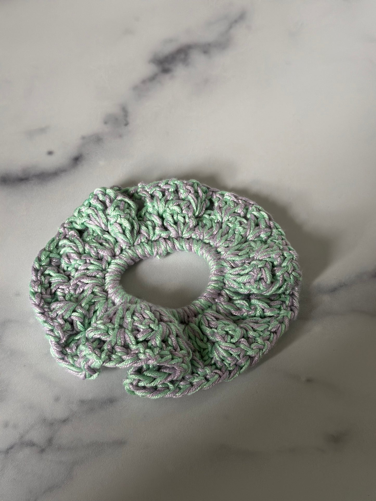 Double Strand Crochet Scrunchies